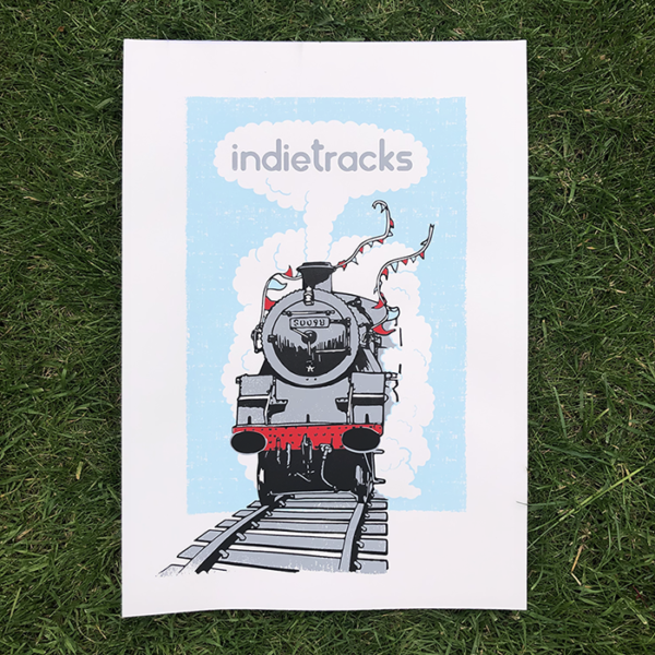 Indietracks Large Screenprint